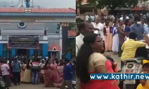 பாலியல் குற்றத்திற்கு ஆளான பாதிரியார் - மீண்டும் பணியை தொடர எதிர்த்து மக்கள் போராட்டம்!