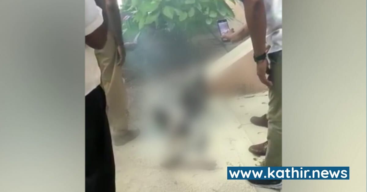 சென்னை உயர்நீதிமன்றம் அருகில் மலைக்குறவர் தீக்குளிப்பு முயற்சி - காப்பாற்ற முயன்ற காவலருக்கு தீக்காயம்