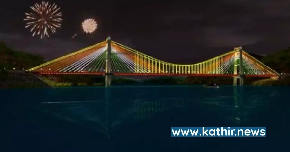 நாட்டிலேயே முதன் முறையாக ரூ.1,082 கோடி செலவில் கிருஷ்ணா நதி மீது கேபிள் பாலம்! நாட்டிலேயே முதன் முறையாக ரூ.1,082 கோடி செலவில் கிருஷ்ணா நதி மீது கேபிள் பாலம்!