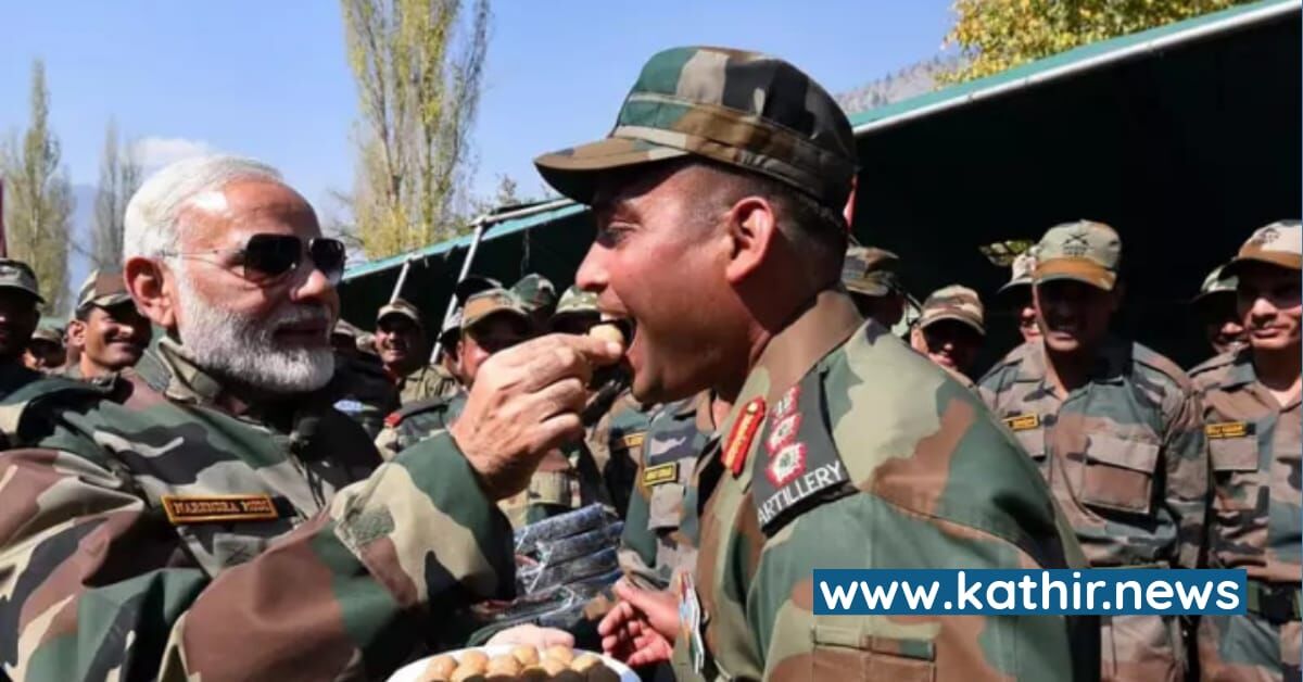 இந்த ஆண்டும் எல்லையில் ராணுவ வீரர்களுடன் தீபாவளி கொண்டாடும் பிரதமர் மோடி