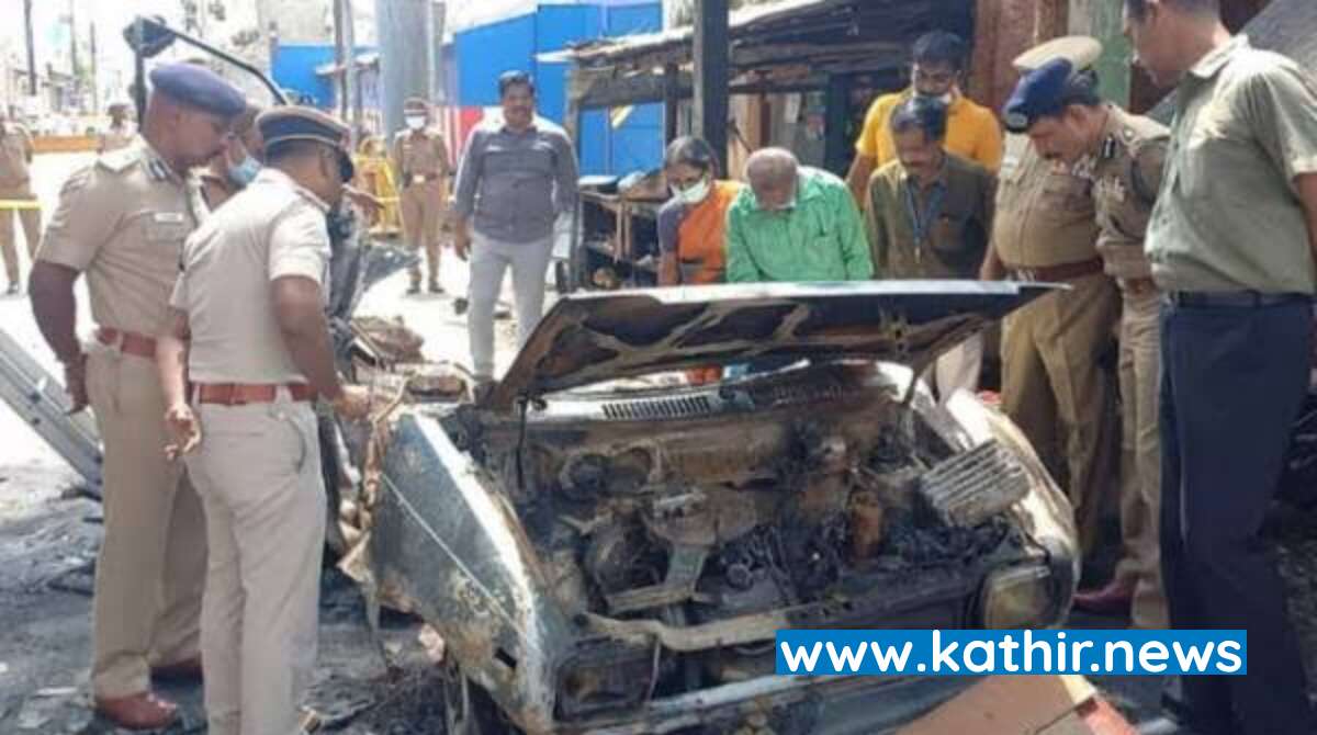 கோவையில் கார் சிலிண்டர் விடுப்பு சம்பவம் - தஞ்சையில் மூன்று பேர் வீடுகளில் போலீசார் சோதனை