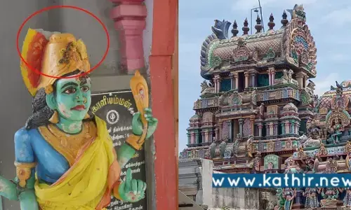 காளியம்மன் கோவிலில் அம்மன் சிலை உடைப்பு: போலீசார் நடவடிக்கை!