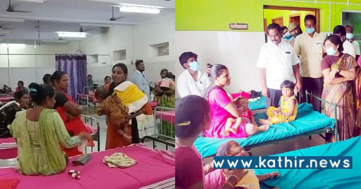 அங்கன்வாடி குழந்தைகளுக்கு பல்லி விழுந்த உணவு - சாப்பிட்ட 9 குழந்தைகளுக்கு சிகிச்சை!