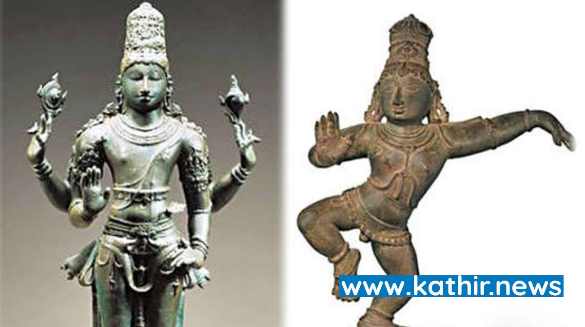 50 ஆண்டுகளுக்கு முன்பு திருடப்பட்ட ஆலத்தூர் விஸ்வநாத சுவாமி கோவில் சிலைகள் அமெரிக்காவில் கண்டுபிடிப்பு