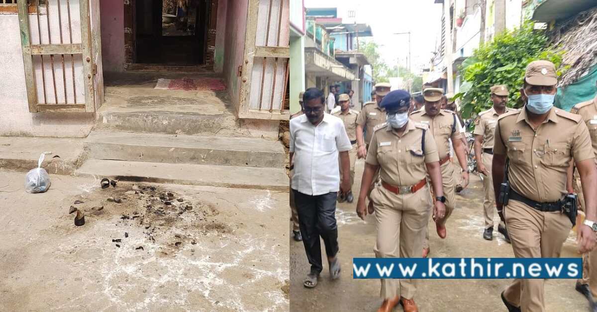 இந்து முன்னணி நிர்வாகி வீட்டில் பெட்ரோல் குண்டு வீச்சு: போலீசார் தீவிர விசாரணை!