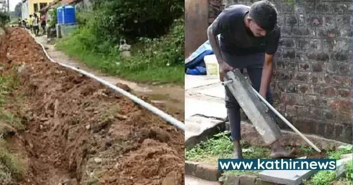 இதுவல்லவா விஞ்ஞான மோசடி? வெறும் பைப்பை மட்டும் மண்ணில் ஊன்றிவிட்டு குடிநீர் குழாய் இணைப்பு கொடுத்ததாக கணக்கு!