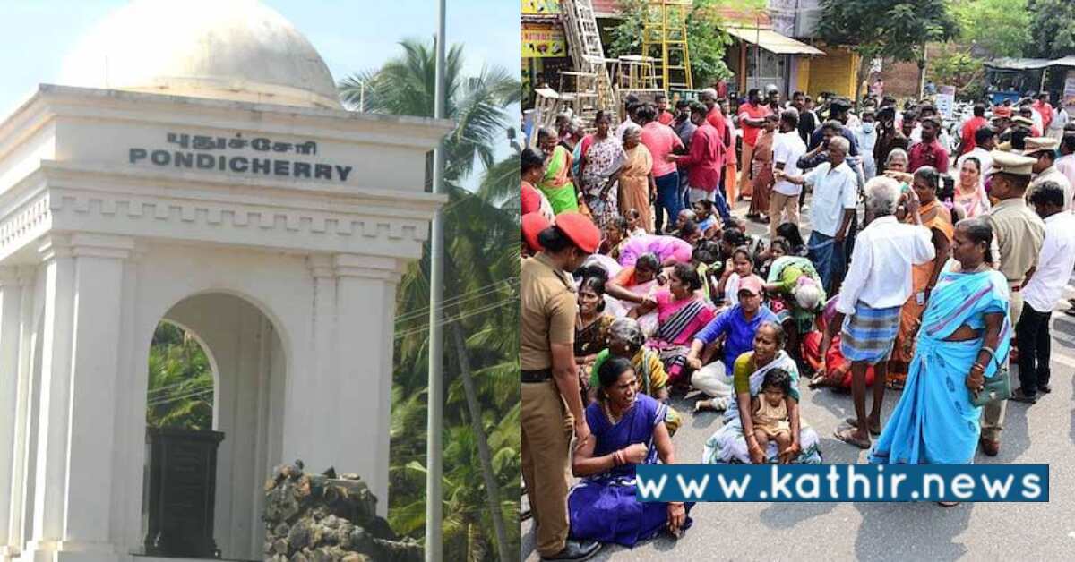 கோவில் அருகில் அமைந்துள்ள ஒயின் ஷாப்: நடவடிக்கை எடுக்கக் கோரி பெண்கள் சாலை மறியல்!