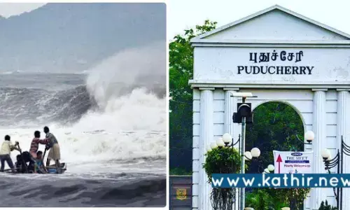 புதுச்சேரி: புயல் தாக்கத்தினால் ஏற்பட்ட கடல் அரிப்பை தடுக்க நடவடிக்கை!