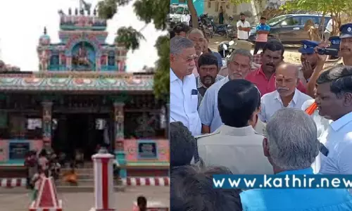 பத்ரகாளியம்மன் கோவில் சுற்றுச்சுவர் கட்டும் விவகாரம்: எதிர்ப்பு தெரிவிக்கும் கிறிஸ்துவ மக்கள்?