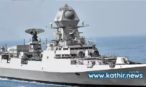 இந்தியாவிலேயே தயாரிக்கப்பட்ட அதிக சக்திவாய்ந்த போர்க்கப்பல் - கடற்படைக்கு கூடுது பலம்!