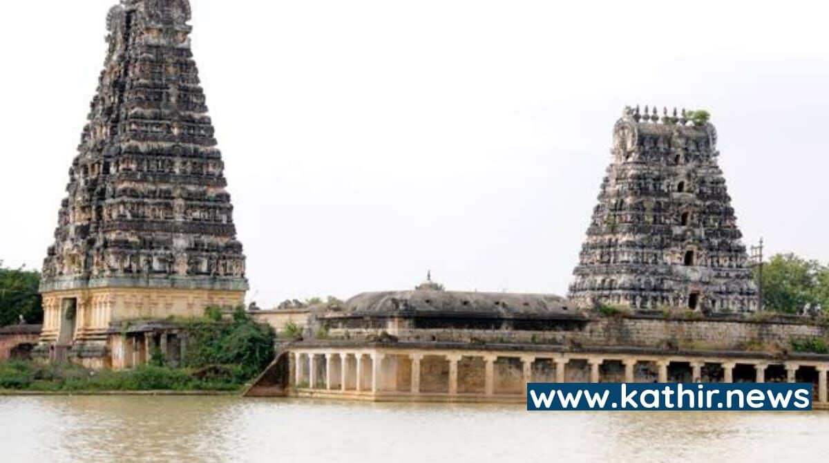 அர்ஜூனன் வில்லில் உருவான குளம். ஆயிரமாண்டாக நீரே வற்றாத அதிசய கோவில்