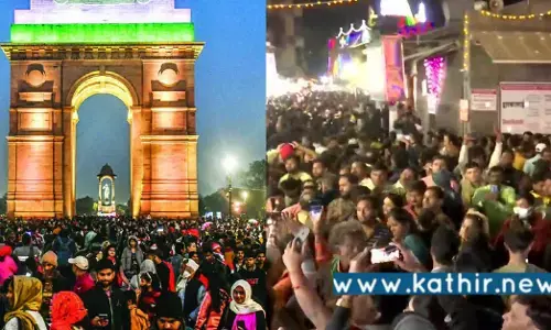 களைக்கட்டிய ஆங்கில புத்தாண்டு கொண்டாட்டம்: பாதுகாப்பை உறுதி செய்த காவல்துறை