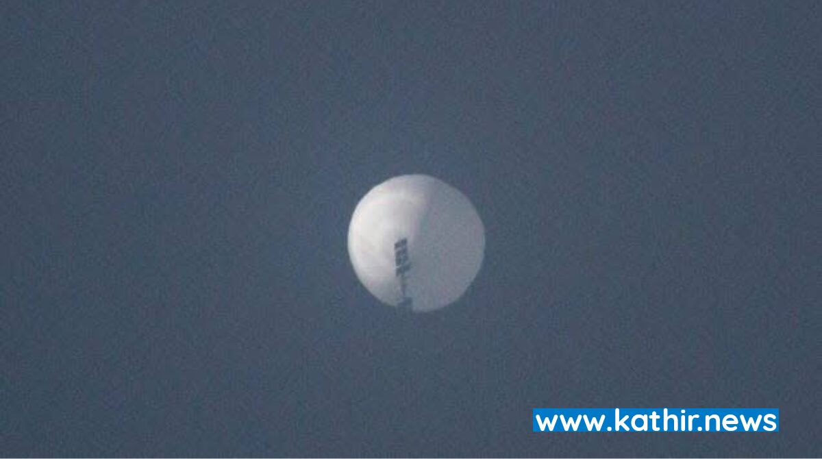 உளவு பார்க்க சீனா அனுப்பிய ராட்சத பலூன் -அமெரிக்காவில் பரபரப்பு