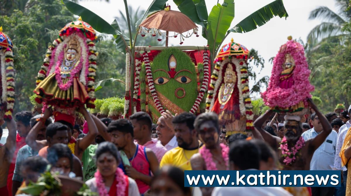 லிங்கபைரவியில் தைப்பூச திருவிழா கோலாகலம் - நூற்றுக்கணக்கான பெண்கள் முளைப்பாரி யாத்திரை