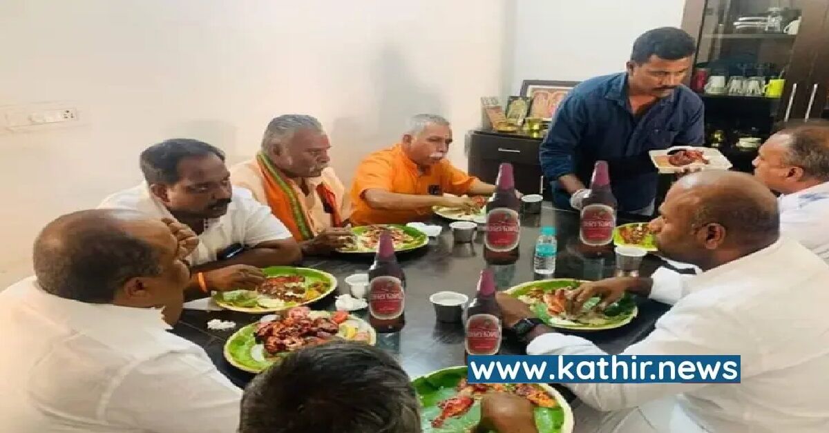 பாஜக நிர்வாகிகள் மது அருந்துவதாக சோஷியல் மீடியாவில் பரவி வரும் தகவல் உண்மையா?