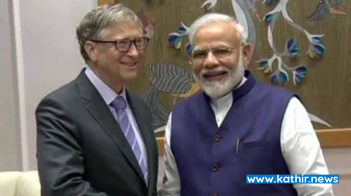 பிரதமர் மோடியுடன் பில்கேட்ஸ் சந்திப்பு - இந்தியாவின் சிறப்பான வளர்ச்சிக்கு பாராட்டு