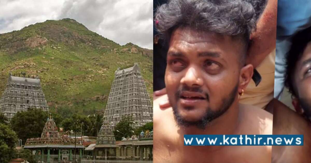 கோவிலுக்குள் மது போதையில் அரிவாளுடன் வந்த வாலிபர்... பக்தர்களை பாதுகாக்க தவறிய அறநிலையத் துறை?
