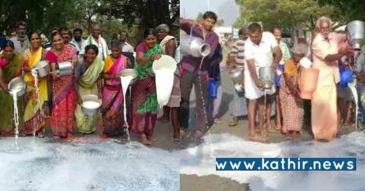 ஏழாவது நாளாக போராட்டம் நடத்தும் பால் உற்பத்தியாளர்கள்: மௌனம் கலைக்குமா தி.மு.க அரசு?
