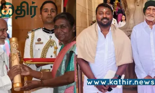 கையில் பத்மஸ்ரீ விருது... கண்களில் ஆனந்த கண்ணீர்... பாலம் கல்யாணசுந்தரம் ஐயாவை பற்றி உருக்கமாக பதிவிட்ட S.G.சூர்யா!