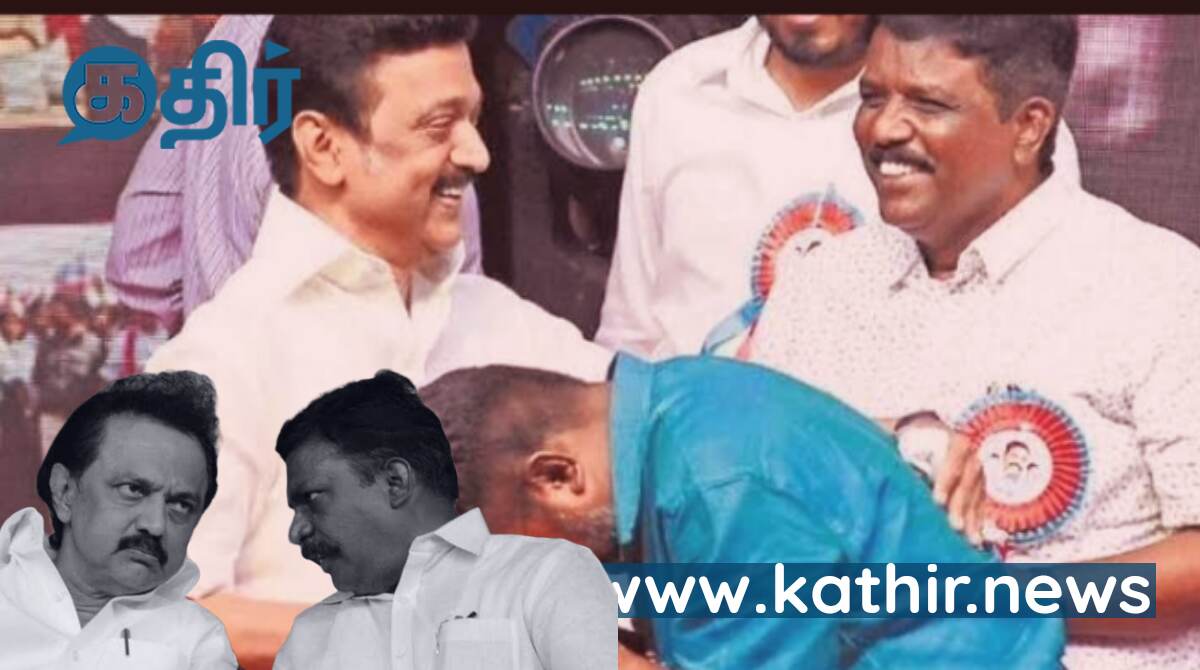 வாயை வச்சுகிட்டு சும்மா இருக்கனும் - அறிவாலயத்தில் திருமாவளவன் மிரட்டப்பட்டாரா?