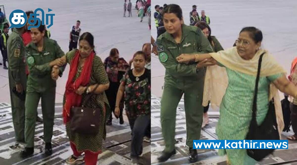 பெண்மைக்கு பெருமை சேர்க்கும் விமானி - சூடானிலிருந்து இந்தியர்களை மீட்கும் பணியில் குவியும் பாராட்டுக்கள்