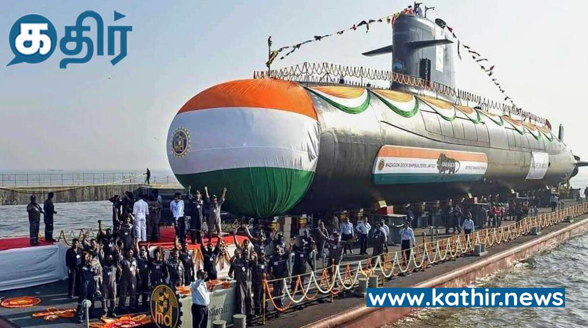 'வாக்ஷீர்':சீனாவுக்கு டஃப் கொடுக்கும்  இந்திய நீர்மூழ்கி கப்பல் -  சோதனையை தொடங்கிய கடற்படை..