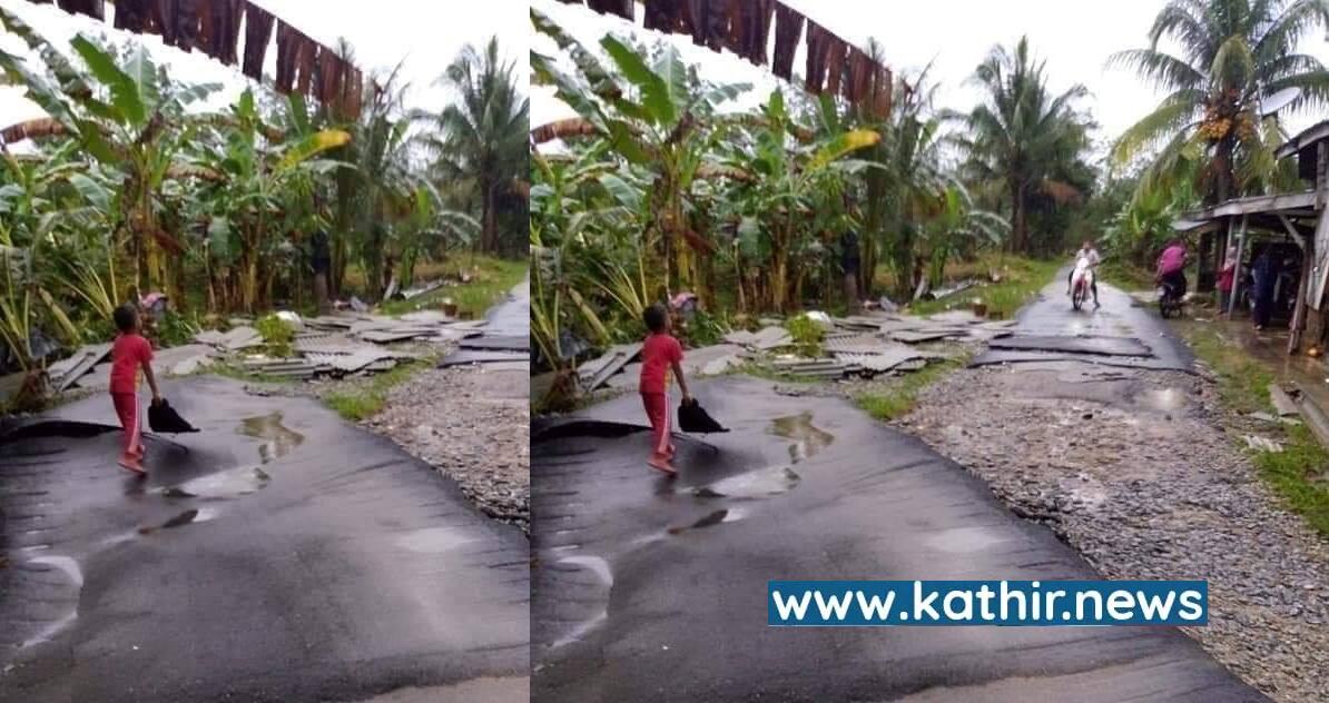 ஸ்டாலின் ஆட்சியில் தமிழ்நாட்டின் சாலை பரவி வரும் போட்டோ!