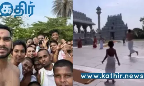 கோவிலில் கிரிக்கெட் விளையாடிய வீரர்.. சர்ச்சையை ஏற்படுத்திய சம்பவம்..