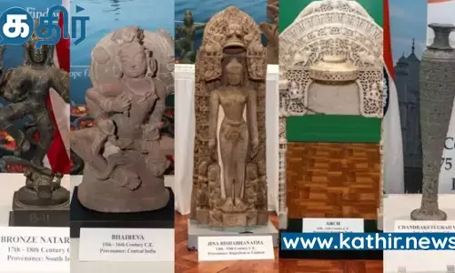 மோடியின் சுற்றுப்பயணத்தால் அமெரிக்காவிற்கு கடத்தப்பட்ட கலைப் பொருள்கள் இந்தியாவிடம் ஒப்படைப்பு!