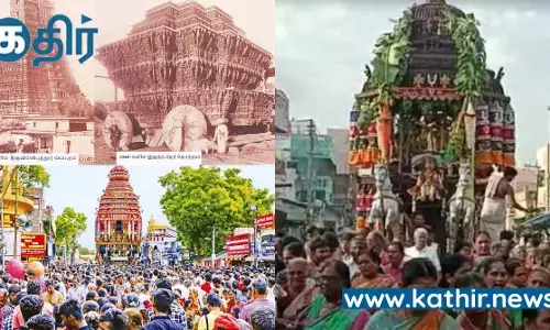 ஆண்டாள் உத்தரவால் உருவான தேர் : அறிவியல் வளர்ச்சியற்ற காலத்தில் ஆயிரம் ஆண்டுகளுக்கு முன்பே தேரோட்டம் நடைபெற்ற திருவில்லிபுத்தூர் ஆலயம்