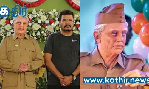 இந்தியன் 2 திரைப்படத்தில் கமலஹாசனின் அசத்தல் தோற்றம் - எதிர்பார்ப்பில் ரசிகர்கள்