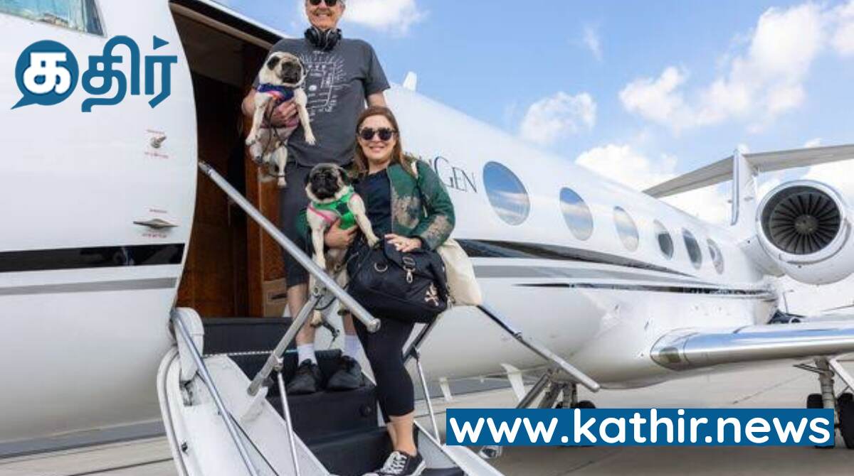 செல்லப் பிராணிகளுக்கான தனியார் விமான சேவையை தொடங்கிய இங்கிலாந்து தம்பதியர்