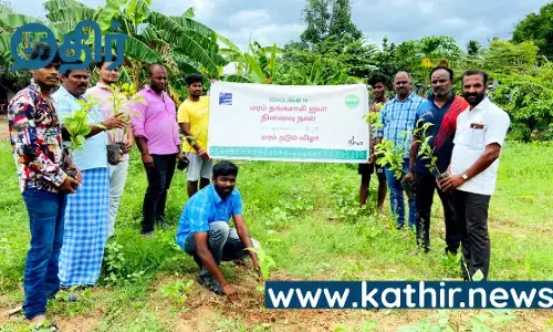 மரம் தங்கசாமி நினைவு நாள் -  தமிழகம் முழுவதும் 1.68  லட்சம் மரக்கன்றுகளை நட்ட காவேரி கூக்குரல்!