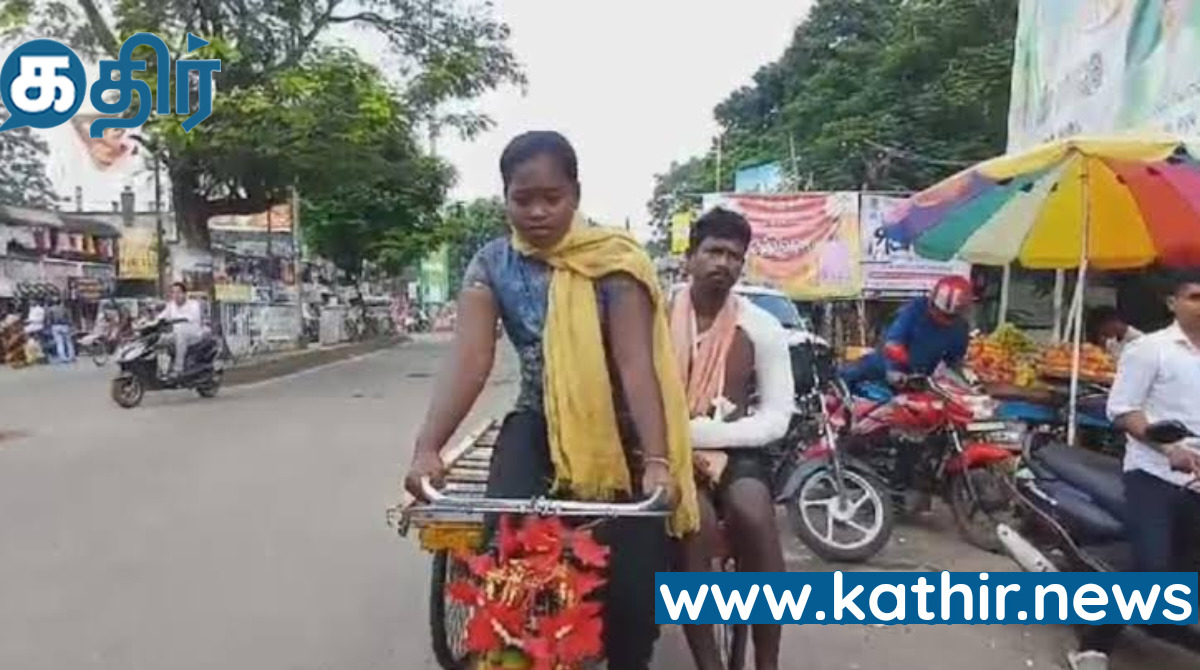 காயமடைந்த தந்தையை சிகிச்சைக்காக அழைத்துச் சென்ற சிறுமியின் அசாத்திய திறமை!