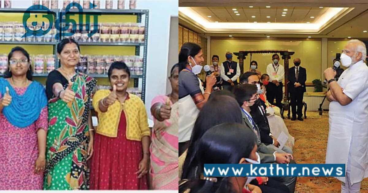 சிறுதானிய உணவு தயாரிப்பில் கலக்கும் மதுரை பெண்.. பிரதமர் மோடி பாராட்டு..