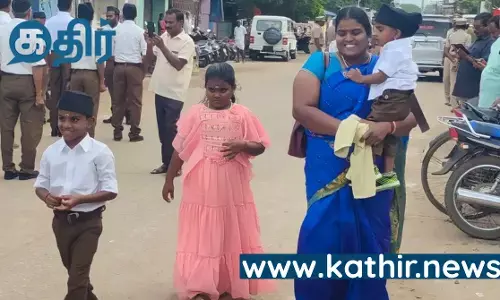 திமுகவால் ஆர்.எஸ்.எஸ் பேரணியில் ஏற்பட்ட மாற்றம் - இடதுசாரிகளை தெறிக்கவிட்ட சங்பரிவார் பேரணி!