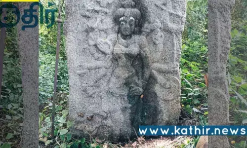 8ஆம் நூற்றாண்டின் கொற்றவை சிற்பம் கண்டுபிடிப்பு.. 1200 ஆண்டுகள் பழமையானது..
