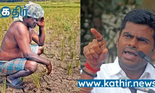 விவசாயிகளின் நஷ்டத்தை தமிழக அரசே ஈடு செய்ய வேண்டும் - அண்ணாமலை கண்டனம்!