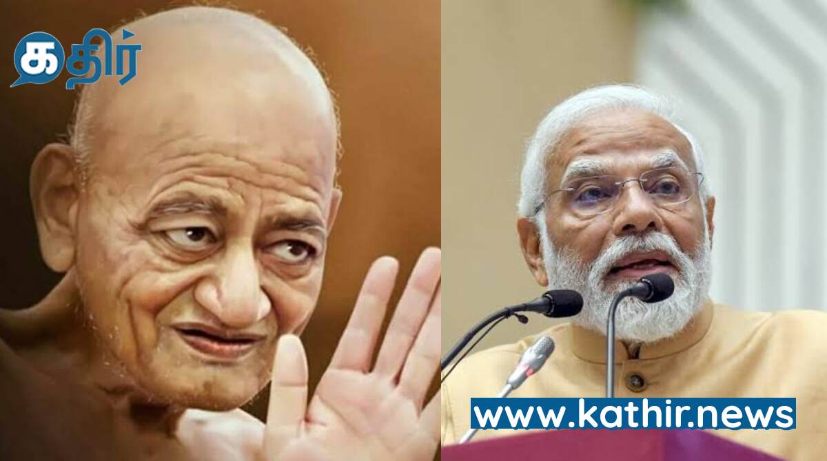 வளமான வாழ்க்கைக்கு புனித துறவி வித்யாசாகர் கொள்கைகள் மூலம் மோடியின் கவரும் கருத்துக்கள்!