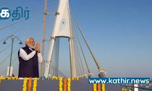 நாட்டின் மிக நீண்ட கேபிள் பாலம் - சுதர்சன் சேதுவை திறந்து வைத்த பிரதமர் மோடி!