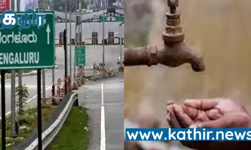 நீர் தர மறுக்கும் கர்நாடகா!  பஞ்சத்திற்கு கர்நாடக மாநில காங்கிரஸ் அரசின் சரியில்லாத திட்டமிடுதலே காரணம் - அண்ணாமலை குற்றச்சாட்டு!