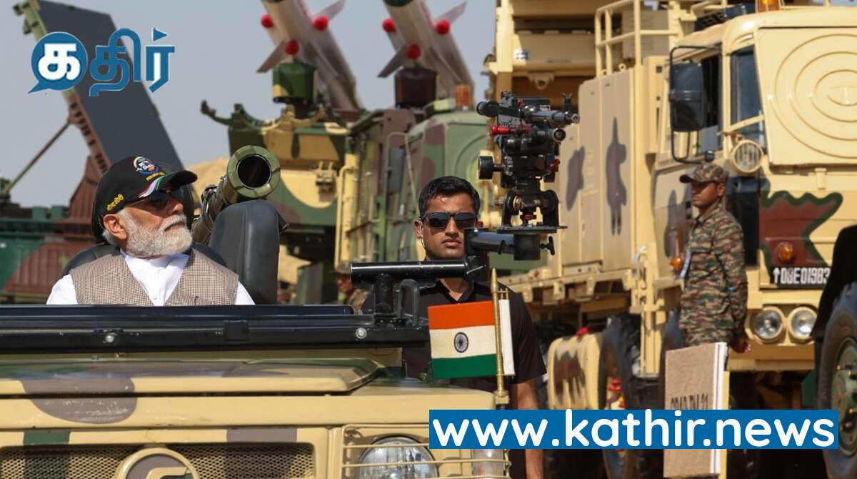 பாரத் சக்தி! இந்தியாவில் தற்சார்பை மீண்டும் நிரூபித்தது பொக்ரான்  - பிரதமர் மோடி பேச்சு!