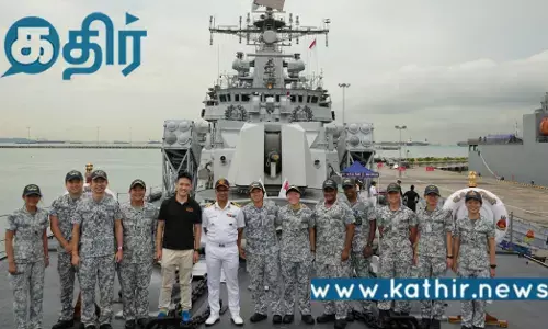 இந்தியா-சிங்கப்பூர் கடற்படையின் முழு ஒத்துழைப்பு.. பாதுகாப்பை மேம்படுத்தும் இரு நாடுகள்..