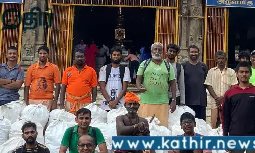 வெள்ளியங்கிரி மலையில் 3.5 டன் குப்பைகள் அகற்றம்!...10 ஆண்டுகளாக தொடரும் தென்கயிலாய பக்தி பேரவையின் தூய்மைப் பணி