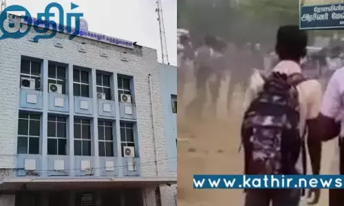 மீண்டும் தலைதூக்கும் சாதி வெறி.. அரசுப்பள்ளியில் இரு சமூக மாணவர்கள் இடையே மோதல்.. இருவர் படுகாயம்..