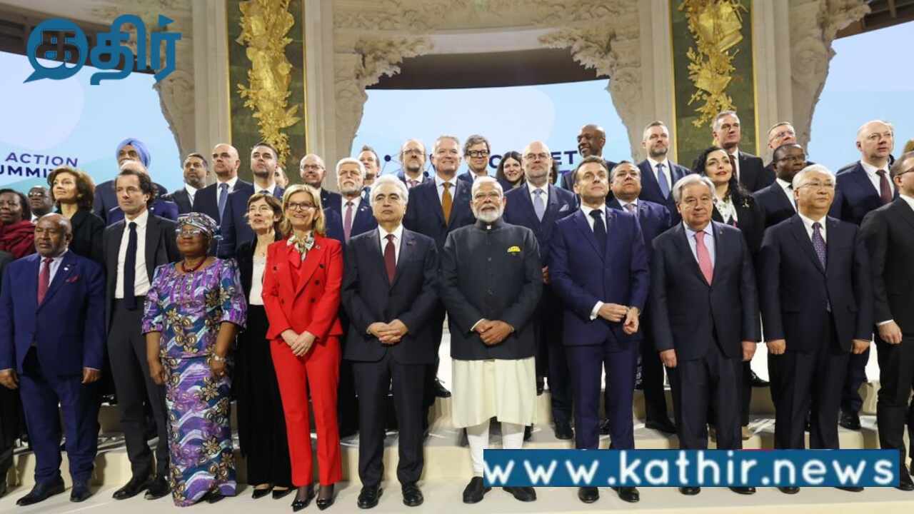 ஏஐ சர்வதேச உச்சி மாநாட்டில் பிரதமர் மோடி:பிரச்சனைகளுக்கு தீர்வு காண்பது அவசியம்!