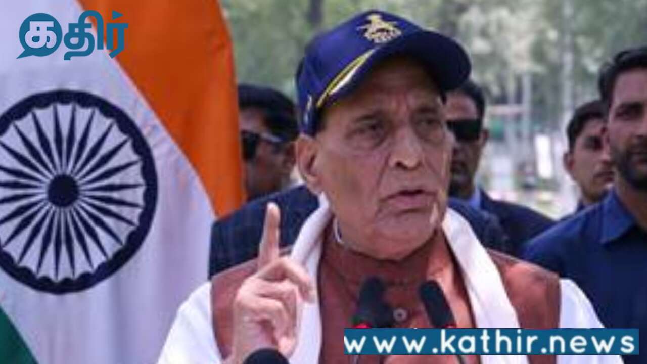 இந்திய மண்ணில் எந்தவொரு தாக்குதலும் போர் நடவடிக்கையாகக் கருதப்படும்:ஸ்ரீநகரில் பாதுகாப்பு அமைச்சர் ராஜ்நாத் சிங்!