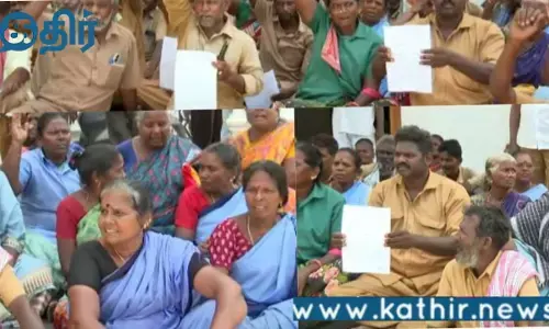 20 வருட சேவை,சலுகைகள் இல்லை:உள்ளிருப்புப் போராட்டத்தில் இறங்கிய விழுப்புரம் துப்புரவுப் பணியாளர்கள்!