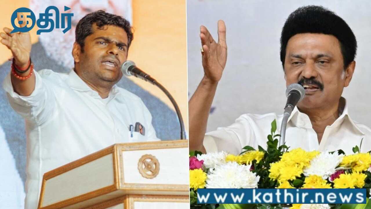 கேரளா,கர்நாடகா மாநிலங்களில் எத்தனை புதிய தமிழ் பல்கலைக்கழகங்கள் அமைக்க என்ன முயற்சி எடுத்தது திமுக?அண்ணாமலை செக்!