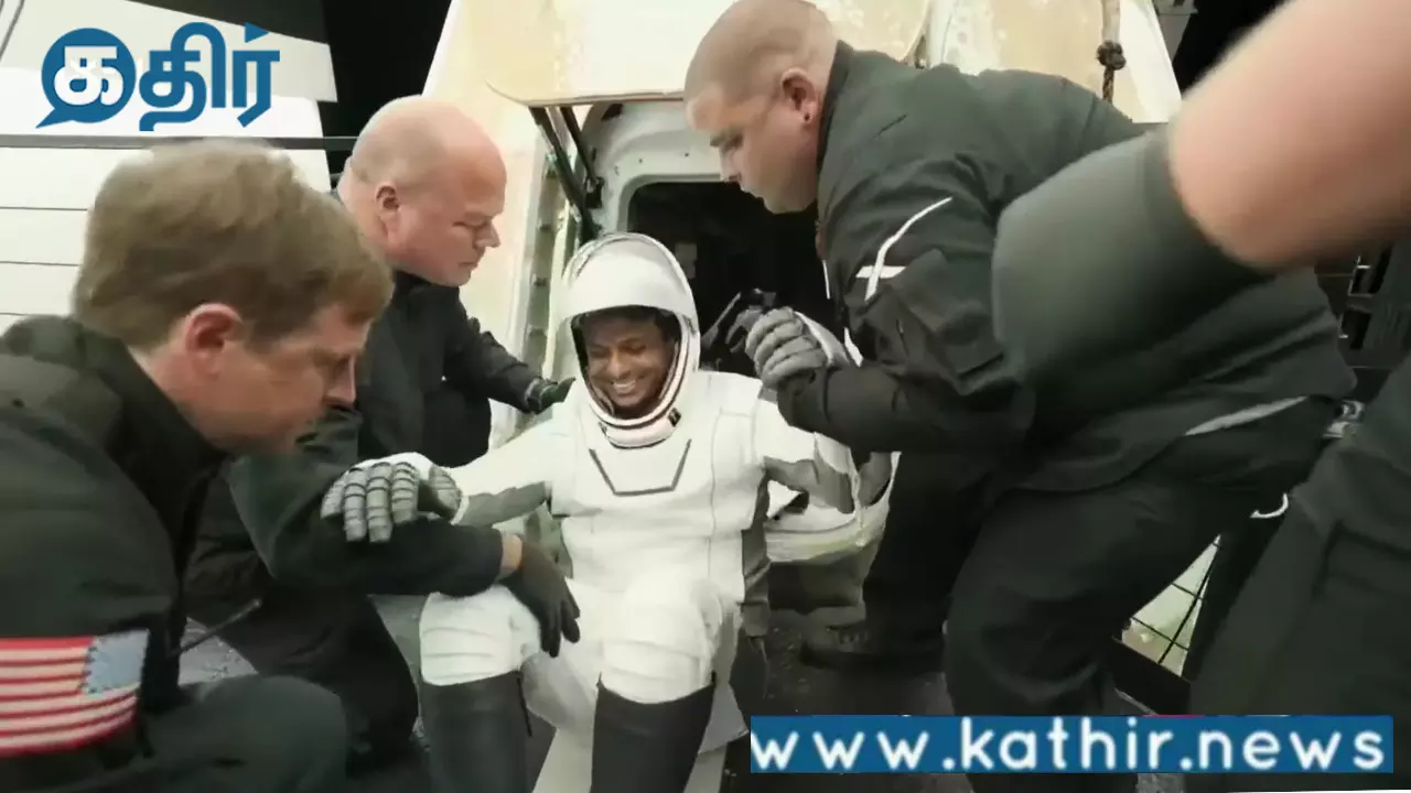 விண்வெளி பயணத்தை நிறைவு செய்து வெற்றிகரமாக பூமி திரும்பிய ஷுபன்ஷு சுக்லா!